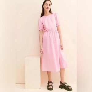 Anthropology Greylin Adriana Poplin Midi Dress